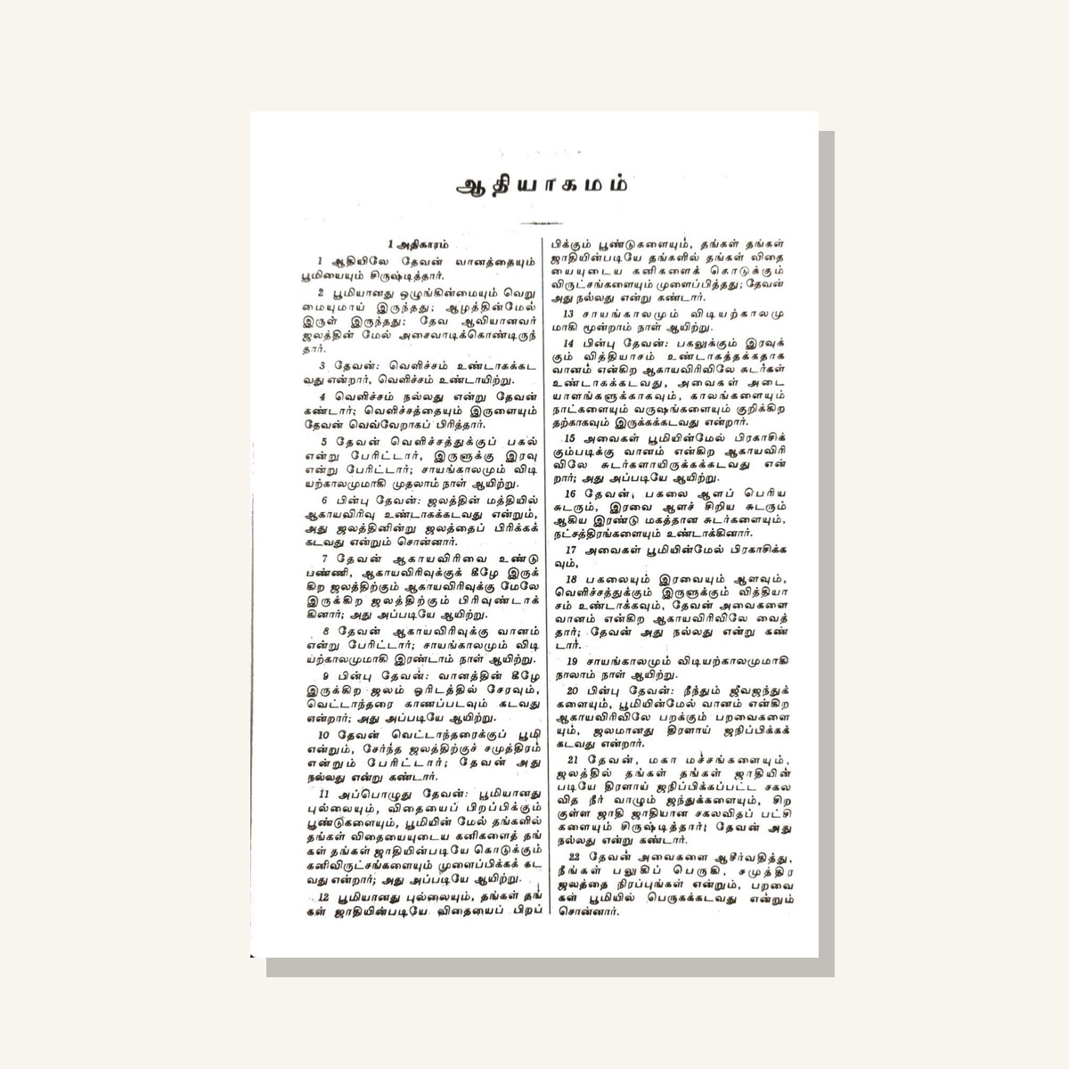 Tamil Bible – Large Print Royal Size (Black)
