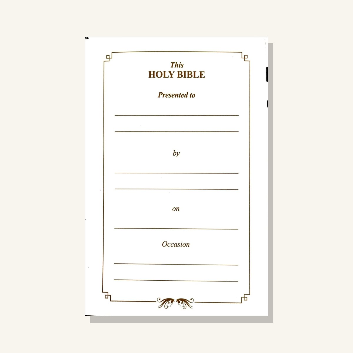 Tamil Bible – Semi Compact White Edition